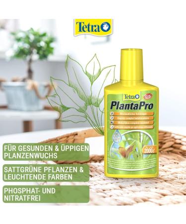 Tetra PlantaPro - Liquid Plant Fertilizer for Aquariums | Trace Elements & Vitamins | 250 ml | Healthy Magnificent Plants - Buy Online on SooperMarket.com