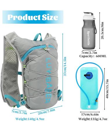 Shop Aedcbaide Women & Men's Running Vest with Hydration Bottle - Ultra-Echo Trail Running Gear - Buy Online on SooperMarket.com