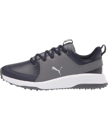 PUMA Golf Grip Fusion Pro 3.0 Spikeless Shoes - Navy Blazer/Silver/Quiet Shade (Size 10) - Buy Online on SooperMarket.com