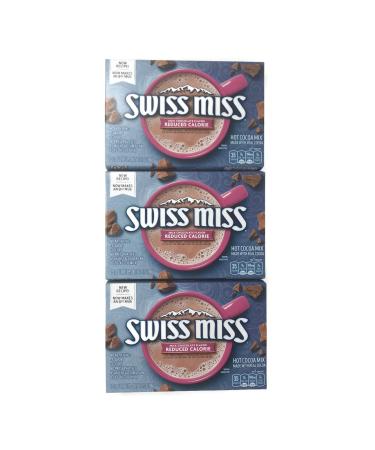 Swiss Miss, Hot Cocoa Mix, Reduced Calorie - 3.12 ounce (pack of 3, 24 total) Rich brown 0.39 Ounce (Pack of 24)