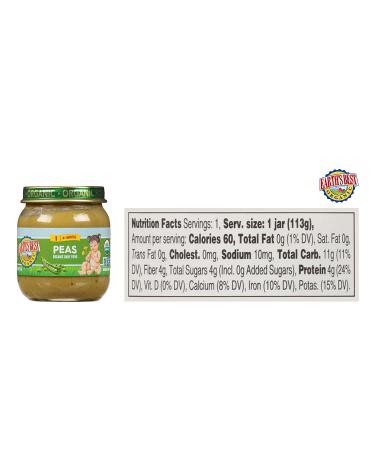 Earth's Best Organic Stage 1 Baby Food Veggie Jars Variety Pack 4 oz (12 Pack) - Buy Online on SooperMarket.com