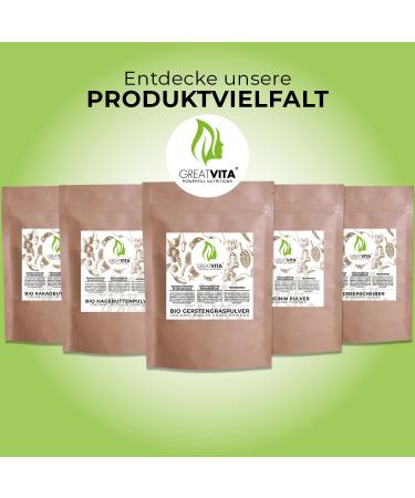 Buy Organic Barley Grass Powder 800g | German Cultivation | Raw Vegan | No Additives | Great Vita - Buy Online on SooperMarket.com