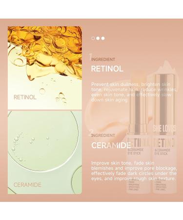 Retinol Eye Stick Retinol Eye Cream for Dark Circles and Puffy Eyes Anti Wrinkle Eye Cream Anti Aging Under Eye Cream for Women/Men Eye Balm Stick Smoothens Wrinkles Fade Fine Lines - Buy Online on SooperMarket.com