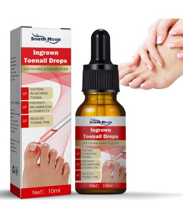 Ingrown Toenail Treatment Oil Ingrowth Toenail Correction Treatment Oil Cuticle Care Oils for Ingrown Toenails - Trimming Toenail Softening Drops Natural Fungal Nail Treatment 1PCS