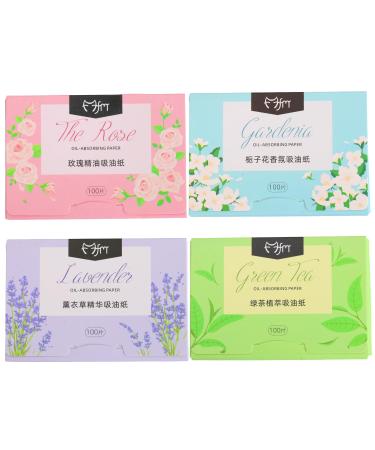 Acooruiteng 400 Pcs Blotting Paper for Oily Skin Durable Blotting Paper Oil Blotting Sheets for Face Stay Portable Oil Absorbing Sheets Oil Blotting Sheets for Men and Women