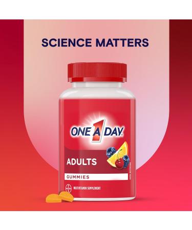 One A Day Adult Multivitamin Gummies - Daily Gummy Multivitamins For Men And Women With Vitamins A B6 B12 C D E Biotin and Zinc Supports Immunity And Bone Health Hair And Nails 60 Gummies - Buy Online on SooperMarket.com