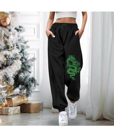 WILLBEST Womens Lounge Sport Gym Jogger Sweatpants Loose Elasticated High Waist Trousers Causal Yoga Sweat Jog Pants Jogging Bottoms Activewear 3XL 1286-djufh-5-green - Buy Online on SooperMarket.com