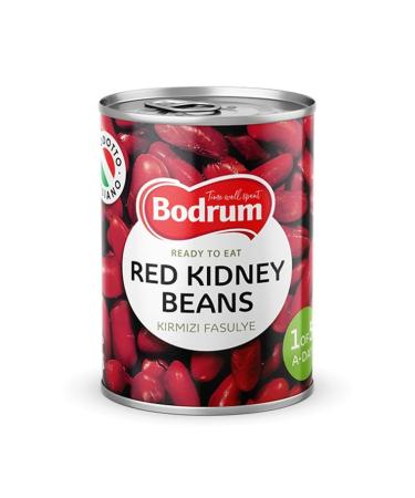 Bodrum Red Kidney Beans | 400G | Ready To Eat | Dried | Vegan | GMO Free | Dark Red | High Fibre | High Protein