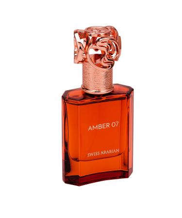 Swiss Arabian Amber 07 - Luxury Products From Dubai - Long Lasting Addictive Personal EDP Spray Fragrance - Seductive Signature Aroma - 1.7 Oz