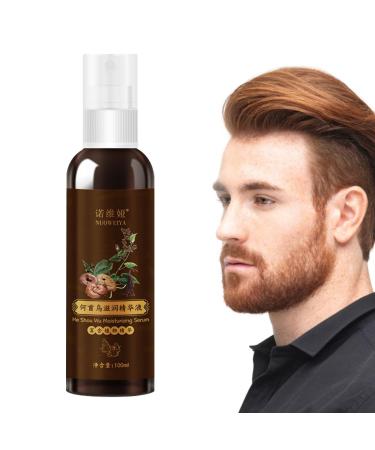 Hair Regrowth Oil Hair Strengthening He Shou Wu Essence 100ml Anti-thinning Hair Essence Anti Loss Hair Nourishing Essence For Dry Damaged Hair And Growth