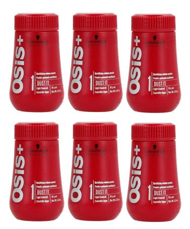 Schwarzkopf Professional Osis+ Dust It 10g 6 Pack Pepper 60 g (1 Pack)