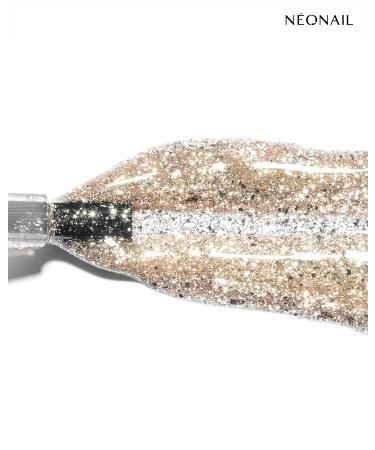 NEONAIL UV Nail Polish Base Coat Gel - Glitter Effect Base Gold Twinkle 7.2ml | Long-lasting Gel Varnish for Stunning Nails - Buy Online on SooperMarket.com