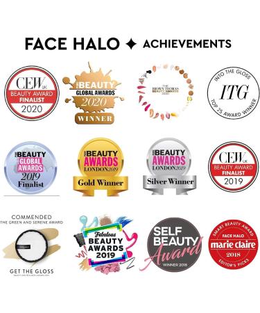 Face Halo Body Exfoliator & Polish - Dual-sided Mitt with HaloTech Fibers | Chemical-Free and Eco-Friendly | Gentle on All Skin Types | Saves Money with Just Add Water - Buy Online on SooperMarket.com