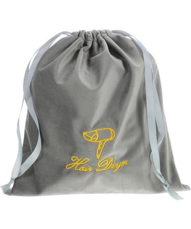 Baluue 2pcs Hair Curler Travel Bag Fabric Hair Dryer Travel Pouch Grey Drawstring Bag 30.00X25.00X0.50CMx2pcs Greyx2pcs - Buy Online on SooperMarket.com