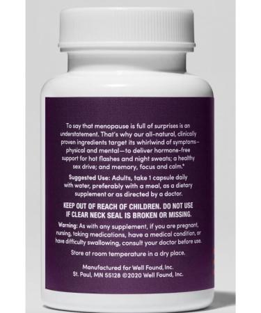 LLK Me.No.Pause - Menopause Support for Hot Flashes, Night Sweats, Vaginal Dryness, Memory & Mood - Perimenopause Relief & Supplements for Women - 30 Capsules - Buy Online on SooperMarket.com