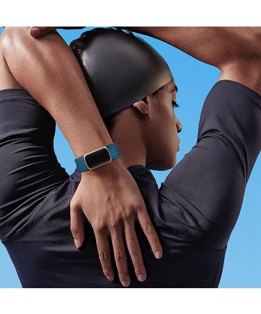 Laffav Compatible with Fitbit Charge 5 Bands for Men Women  Flexible Soft Silicone Wristbands Breathable Sport Replacement Strap with Air Holes for Fitbit Charge 5 Fitness Tracker  4-Pack Black/Slate Blue/Green/Lunar White - Buy Online on SooperMarket.com