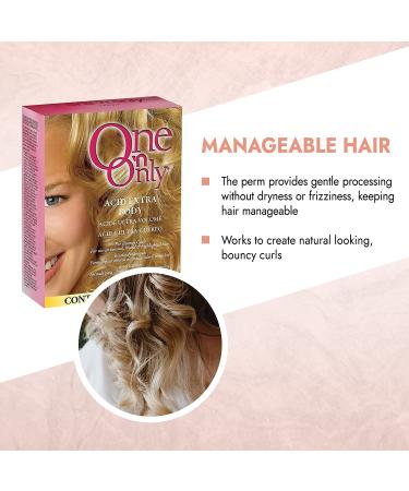One 'n Only Acid Extra Body Perm with Argan Oil - Bouncy Curls, Manageable Hair with Firm and Even Curls - Buy Online on SooperMarket.com