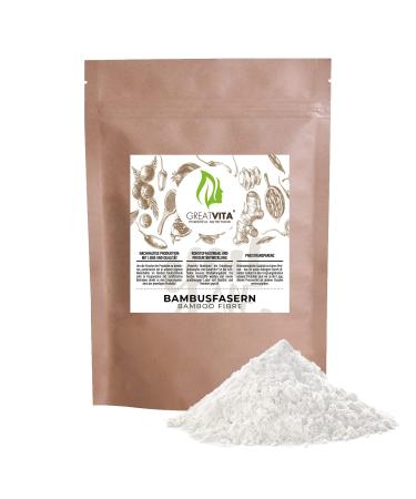 Bamboo fibers 800g | Premium quality | Low carb / value pack | Bamboo powder flour | GreatVita 800 g (1 pack)