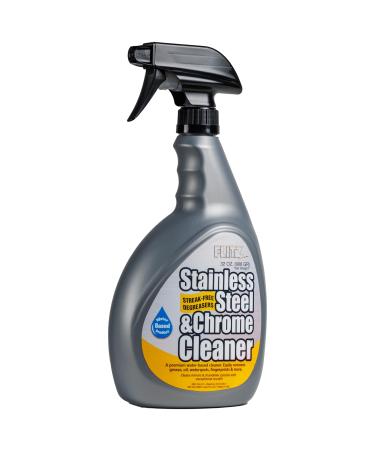 Flitz Stainless Steel Cleaner and Polish For Appliances Streak Free Shine for Refrigerators Dishwashers Sinks BBQ Grills Ovens and More 32 oz