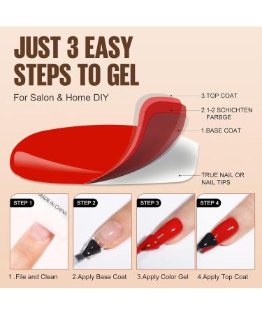 TOMICCA 15ML No Wipe Matte Gel Top Coat - Long Lasting DIY Nail Salon Finish - Buy Online on SooperMarket.com