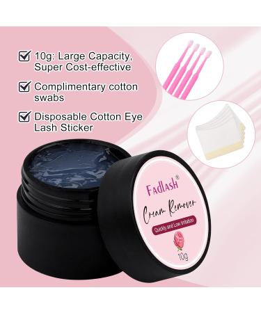 Eyelash Extension Remover 10g - Powerful Lash Glue Dissolver for Sensitive Skin | Tasteless & Low Irritation | 10 Piece Set (Rose - Buy Online on SooperMarket.com