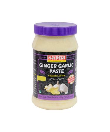 Sapna Ginger & Garlic Paste - 1kg | Authentic Flavor | Convenient and Flavorful Cooking Essential | Versatile Culinary Use