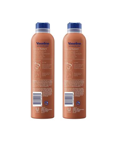 Vaseline Intensive Care Cocoa Radiant Spray Moisturizer - 6.5 oz (Pack of 2) | 24-Hour Hydration | Easy Application - Buy Online on SooperMarket.com