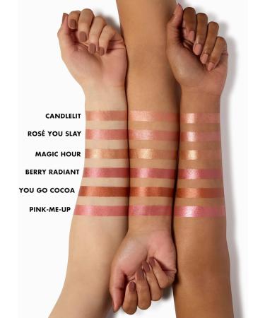e.l.f. Cosmetics Power Grip Primer Gel-Based & Hydrating Face Primer & Halo Glow Blush Beauty Wand Liquid Blush Wand For Radiant Flushed Cheeks 24 mL Power Grip Primer+ Wand For Radiant - Buy Online on SooperMarket.com