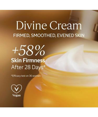 L'OCCITANE Immortelle Divine Cream 50 ml | Vegan & 93% Readily Biodegradable | Natural Alternative to Retinol | Luxury & Clean Beauty Anti-Ageing Moisturizer For All Skin Types - Buy Online on SooperMarket.com