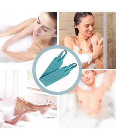 S&R PLKOP Exfoliating Back Scrubber, Glove & Loofah Set for Women - 3 Piece Green Bath Body Scrubber (31.5 * 3.7 inch) - Buy Online on SooperMarket.com