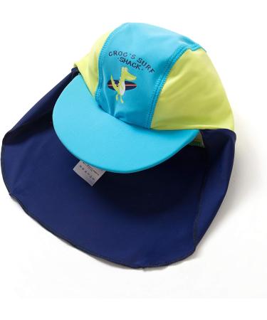 Baby Boys UPF 50+ Sunsuit with Zipper Swimwear Set & Sun Hat (Blue, 24-36 Months) - Buy Online on SooperMarket.com