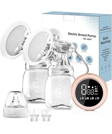 Unipampa milk pump electrically portable electric double milk pump breastfeeding pump with 3 modes and 9 levels electrical milk pump BPA-free pain-free rechargeable breast pump with LED display