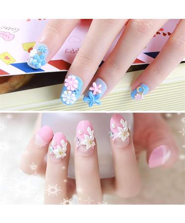 Saviland 3D Sculpture Gel Nail Art Kit - 12pcs Carving Gels for Decoration Patterns in White Pink Red Blue Black - 0.28oz - Buy Online on SooperMarket.com
