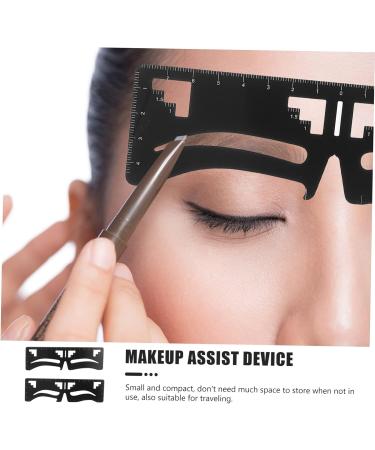 MAGICLULU 8 Pcs Eyebrow Ruler Makeupset Reusable Eyebrow Stencil Mini Eyebrow Shaper Template Balance - Buy Online on SooperMarket.com