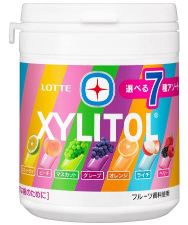 Lotte xylitol gum seven assorted bottle 143g Parallel import
