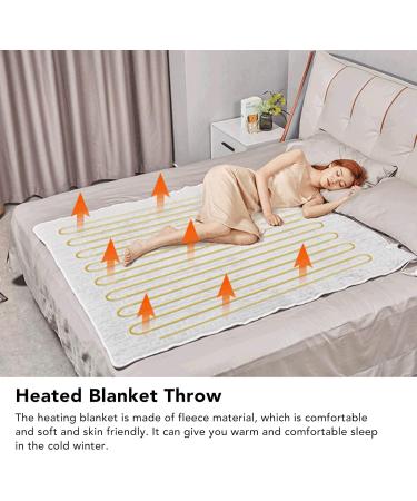 HEEPDD Heating Blanket - Skin Washable Soft Flannel Automatic Shutoff Constant Temperature - Perfect Gift (EU Plug 230V) - Buy Online on SooperMarket.com