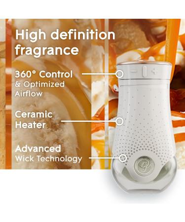 Glade PlugIns Air Freshener Starter Kit Scented and Essential Oils for Home and Bathroom Vanilla Caramel Twist 1 Warmer 1 Refill - Buy Online on SooperMarket.com