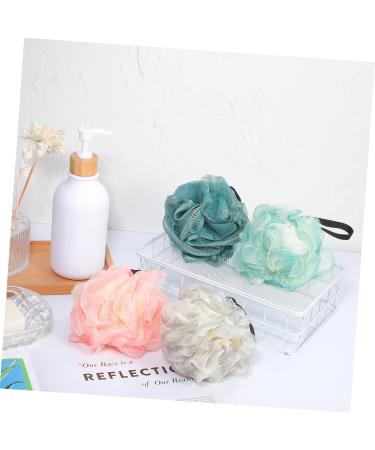 NOLITOY 4pcs Colorful Large Bath Balls - Body Wash Sponges Loofah Scrubbers & Bathroom Essentials for a Refreshing Shower Experience - Buy Online on SooperMarket.com