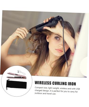 FOYTOKI Curling Iron Hair Curler Mini Curler Mini Hair Curling Wand Cordless Hair Curler Abs Golden 21X4X3.5CM Golden - Buy Online on SooperMarket.com