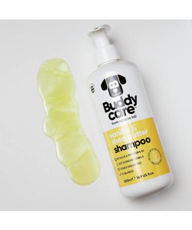 Buddycare Vanilla & Shea Butter Dog Shampoo - Moisturizing Aloe Vera Formula - 500ml - Buy Online on SooperMarket.com