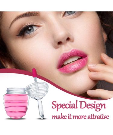 Honey Pot Shaped Lip Gloss Tube Set - 28 Pieces, Refillable Lip Balm Containers for DIY Cosmetics - Clear, Ideal for Women and Girls - Buy Online on SooperMarket.com