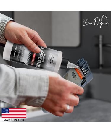 Evo Dyne Hair Clipper Oil - 8 oz, Made in USA | Prevents Rust, Extends Blade Life - Buy Online on SooperMarket.com