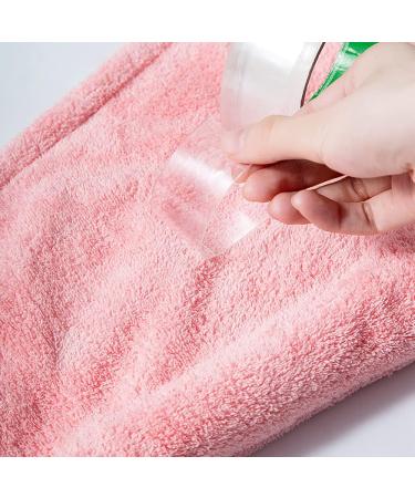 3pcs Hair Towel Wrap Set - Button Drying Towel Hat for Women with Long Hair (Pink Purple Gray) - Buy Online on SooperMarket.com