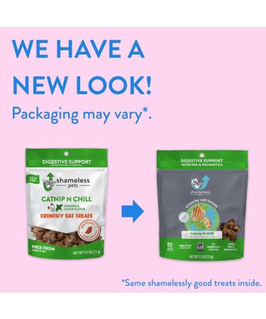 Shameless Pets Catnip N' Chill Crunchy Cat Treats Chicken/Catnip - 71 g Cat Treats - Buy Online on SooperMarket.com