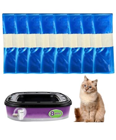 Cat Litter Refills Bag Litter Refills Bag Compatible with Your Standard and Plus Genie Litter Disposal Refill Cartridge Generic Litter Refills Bag Original Refill Cartridge is Not Included (8 Pack)