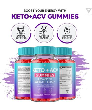 Fyvus (3 Pack) Keto ACV Gummies Keto Gummies Plus Apple Cider Vinegar Advanced Vegan Formulas Canada (180 Gummies) - Buy Online on SooperMarket.com