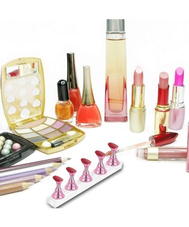Acrylic Nail Display Stand | Magnetic Nail Tip Holders | Nail Art Stands for Salon & Home | Manicure Tools (Metal Pink) - 2 Sets - Buy Online on SooperMarket.com