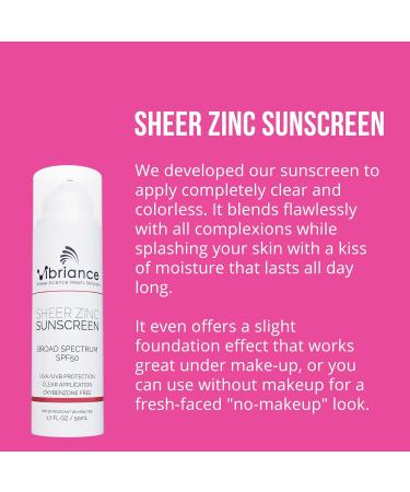 Vibriance Simple Skincare Essentials Bundle | Super C Vitamin C Serum & Sheer Zinc SPF 50 | Nourish Protect Illuminate Your Skin - Buy Online on SooperMarket.com