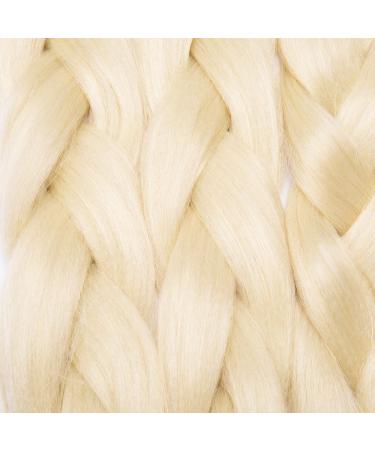 Tess Braids Extensions - 60 cm Jumbo Kanecalon Hair 5 Pack Light Blonde #613 for Box Braids - Buy Online on SooperMarket.com