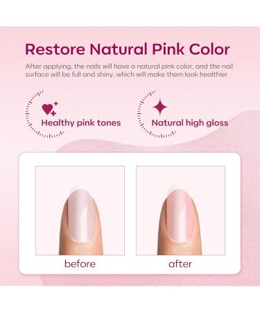 Modelones Nail Strengthener for Thin Nails and Growth Treatment Repair Damaged Nails Hardener Extra Strong Nail Care Quick Dry Base Coat Nail Polish 0.5 oz 1-Pack - Buy Online on SooperMarket.com
